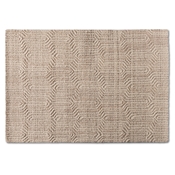 Baxton Studio Judian Modern and Contemporary Ivory Handwoven Wool Area Rug